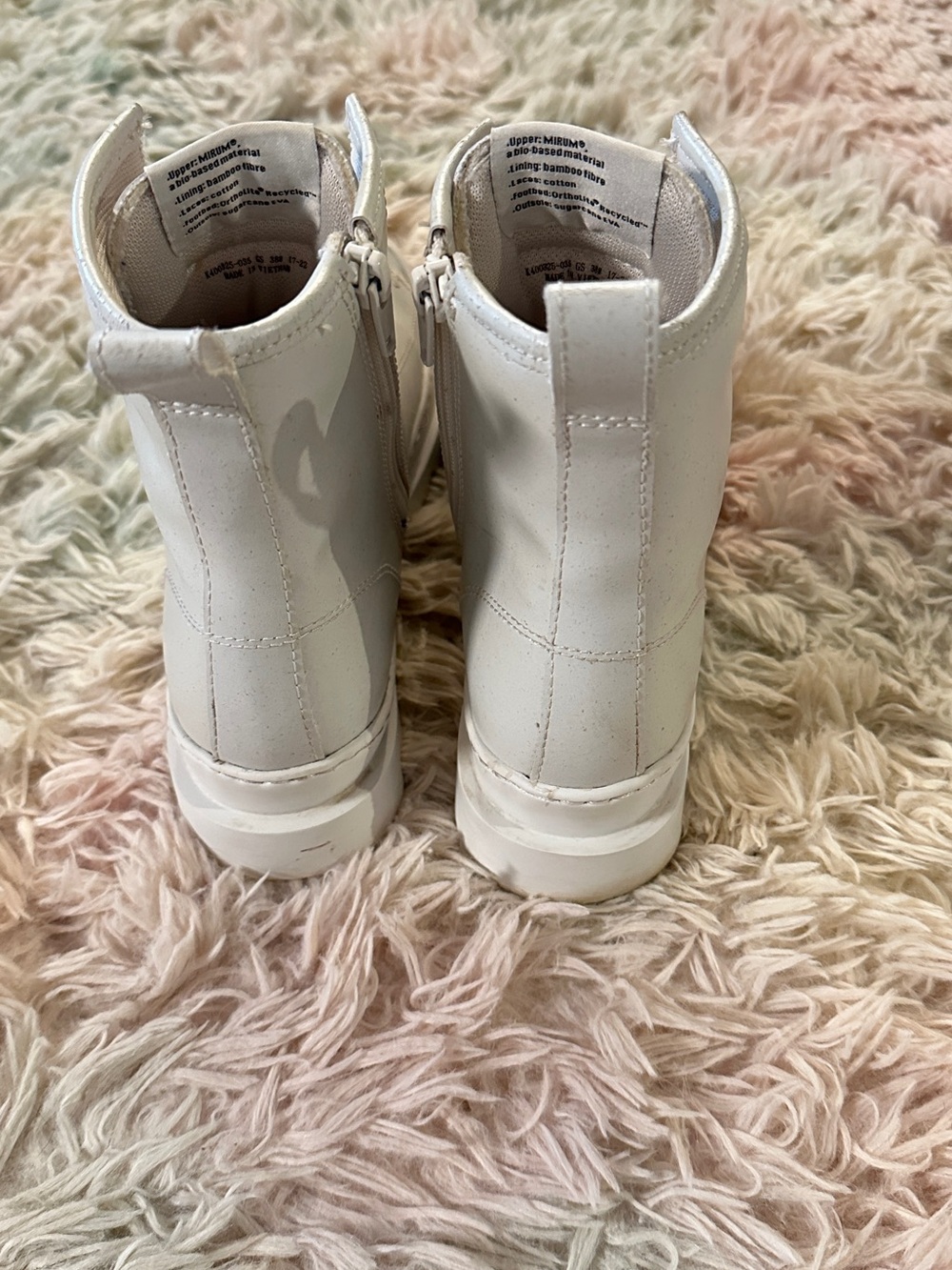 Camper Brutus White MIRUM® Ankle Boots for Women Size 38 - Picture 11 of 14